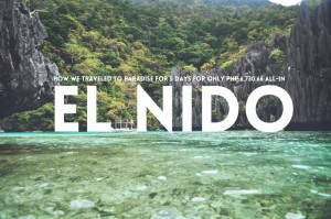 el nido budget travel